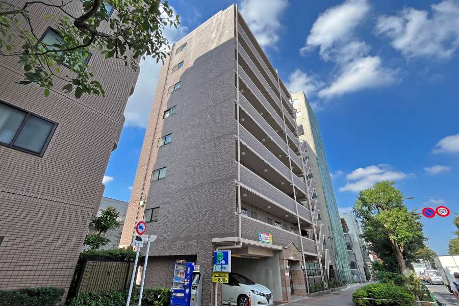 メインステージ目黒南の外観（東側から）