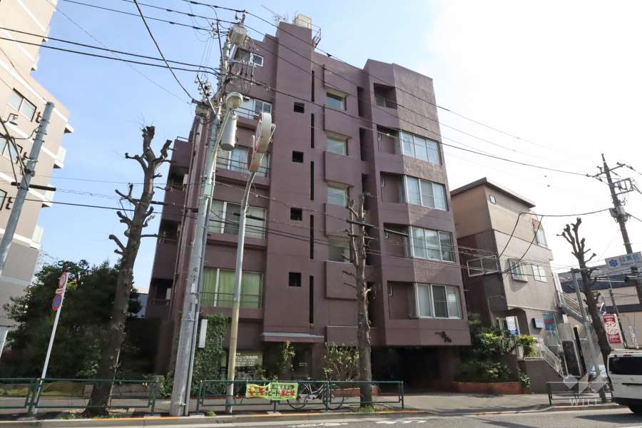 クレードル柿の木坂の外観(北西側から)