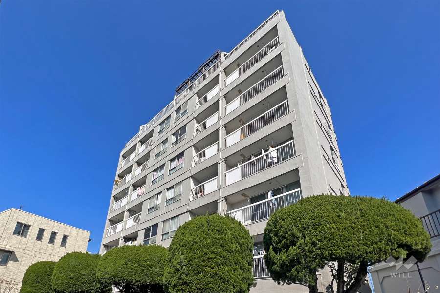 東山コーポラスの外観(南東側から)