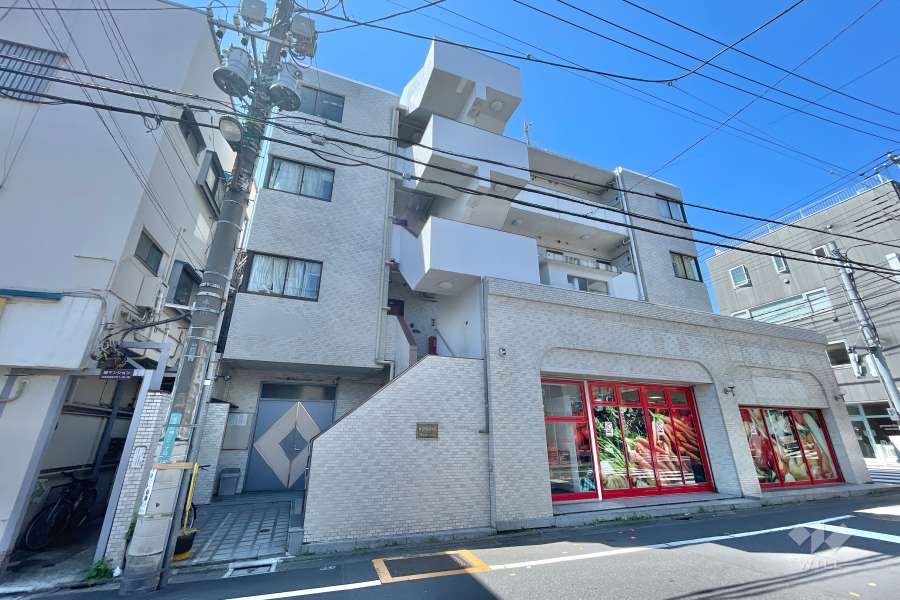 ビラ自由が丘の外観（北側から）