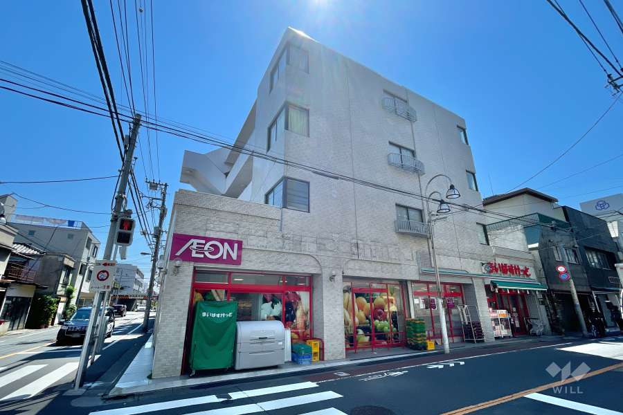 ビラ自由が丘の外観（西側から）