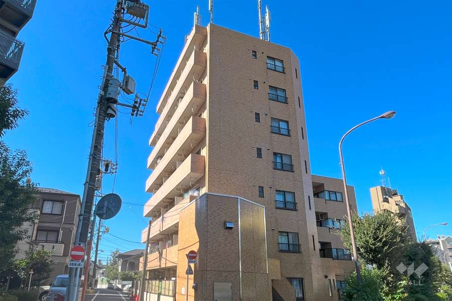 ダイアパレス都立大の外観（東側から）