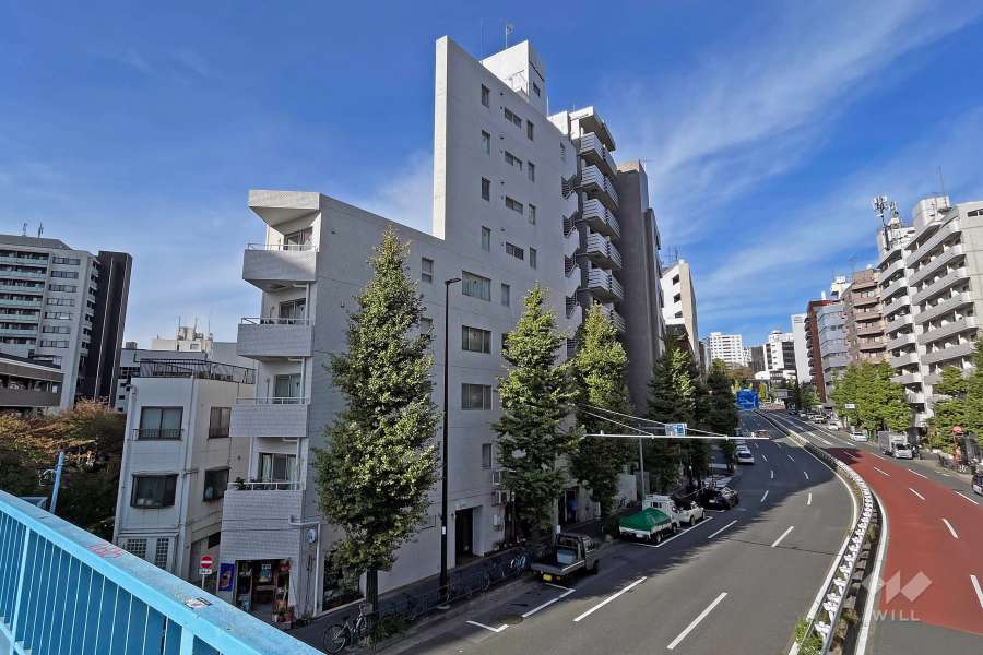 エクセル中目黒の外観(南東側から)