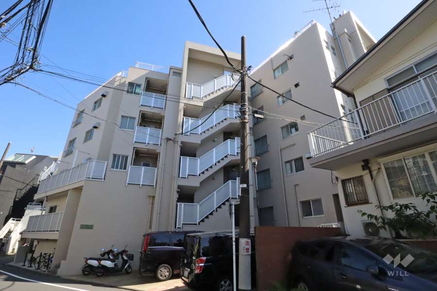 渋谷コーポの外観（北西側から）