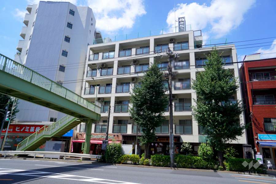 都立大バロンズコートの外観（南東側から）