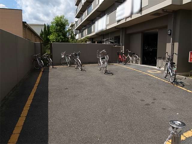 敷地南側の共用スペース