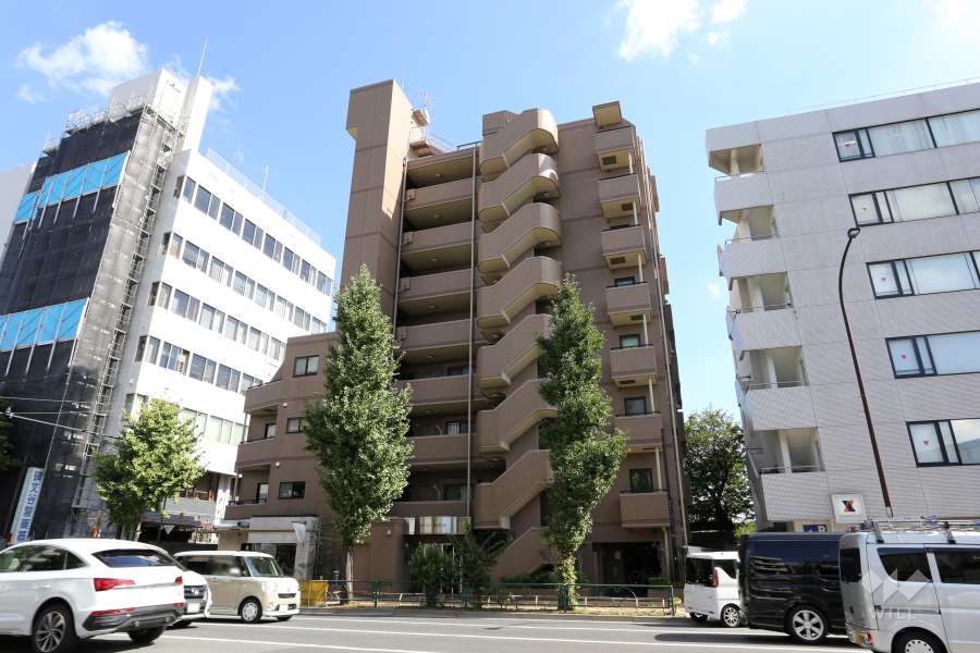 モナーク碑文谷の外観（北西側から）