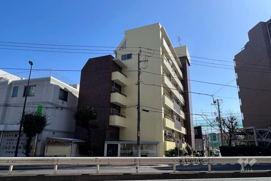 サンモア学芸大マンションの外観(西から)