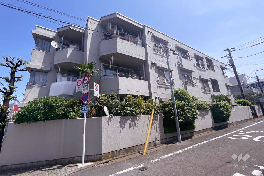 コープ野村祐天寺中町の外観（北西側から）