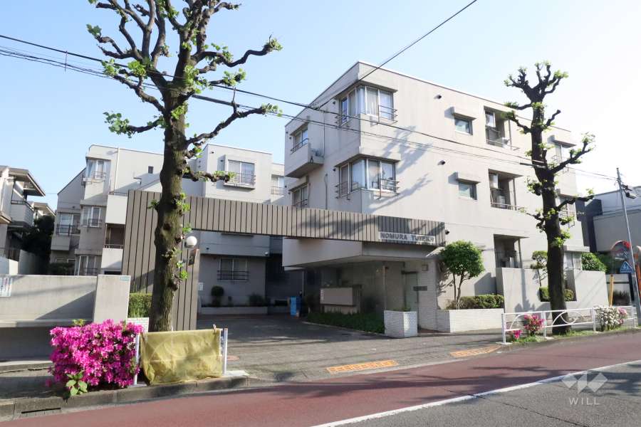 コープ野村祐天寺中町の外観(北東側から)
