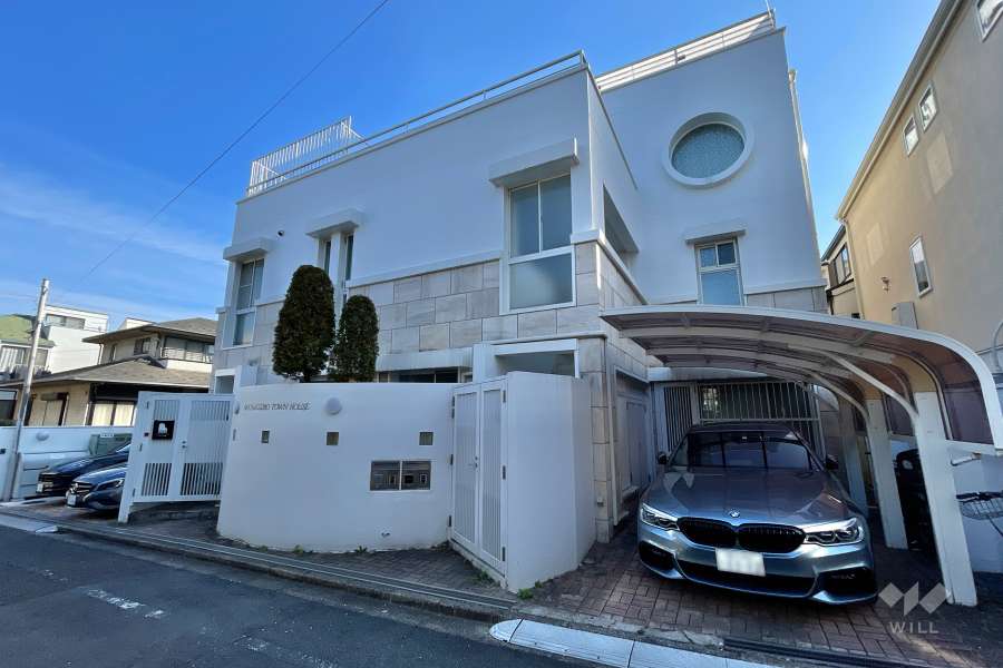 中目黒タウンハウスの外観（南西側から）