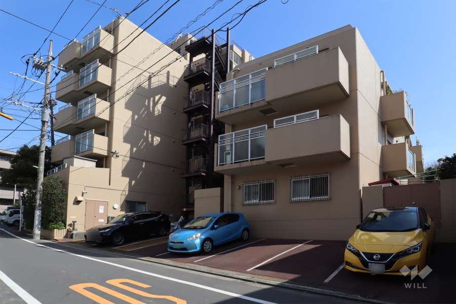 藤和柿の木坂コープの外観(北西側から)