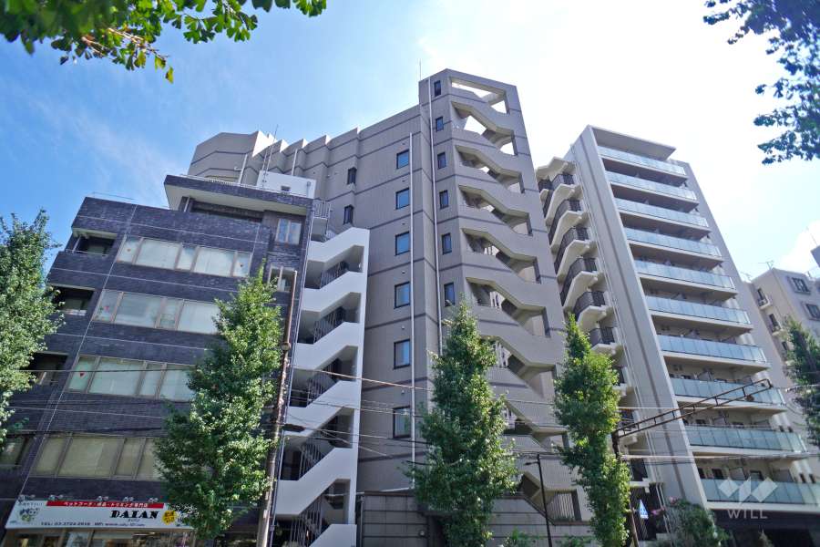 目黒タワーヒルズの外観（北東側から）