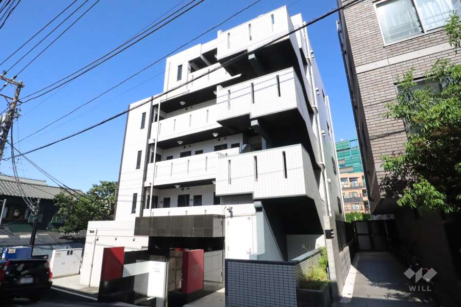 シンシアフォーディー目黒大橋の外観(南西側から)　