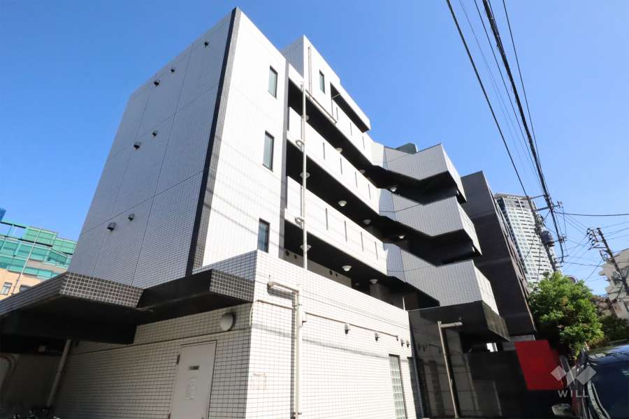 シンシアフォーディー目黒大橋の外観(北西側から)　