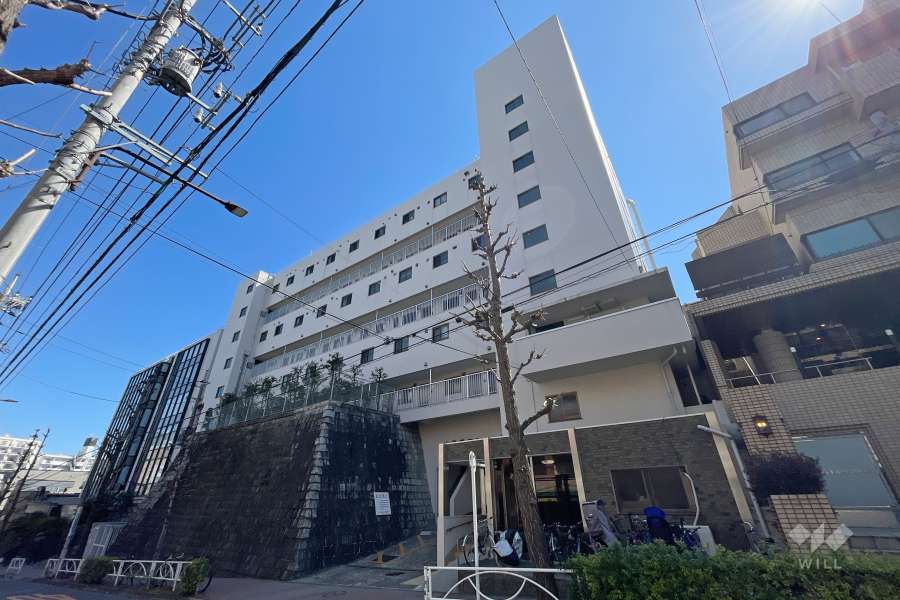 上目黒マンションの外観（北西側から）