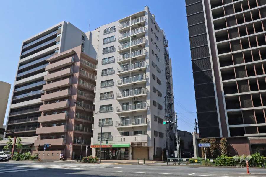 中目黒ガーデンの外観(北側から)