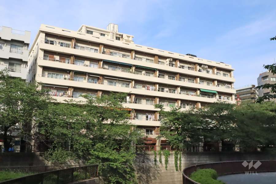 中目黒マンションの外観(西側から)