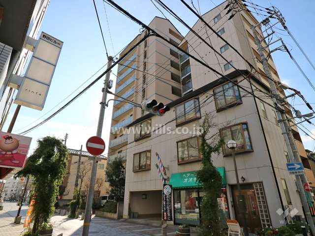 ヨークベル伊丹中央の外観（北西側から）