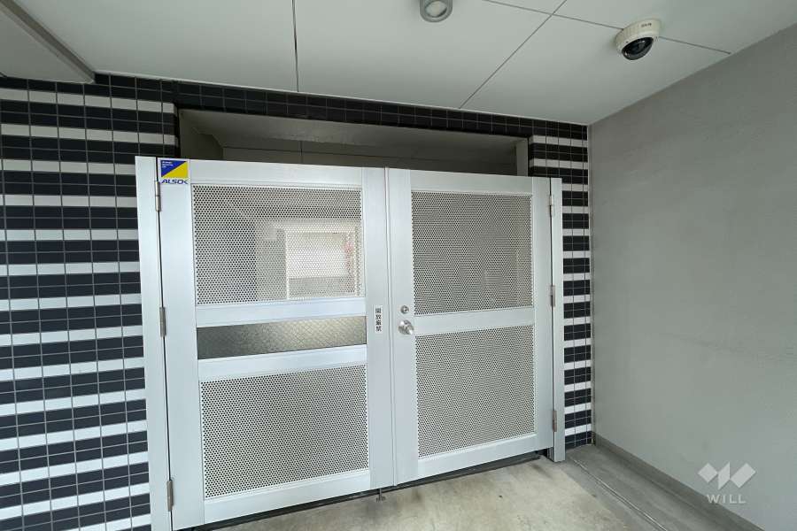 駐輪場の出入り口