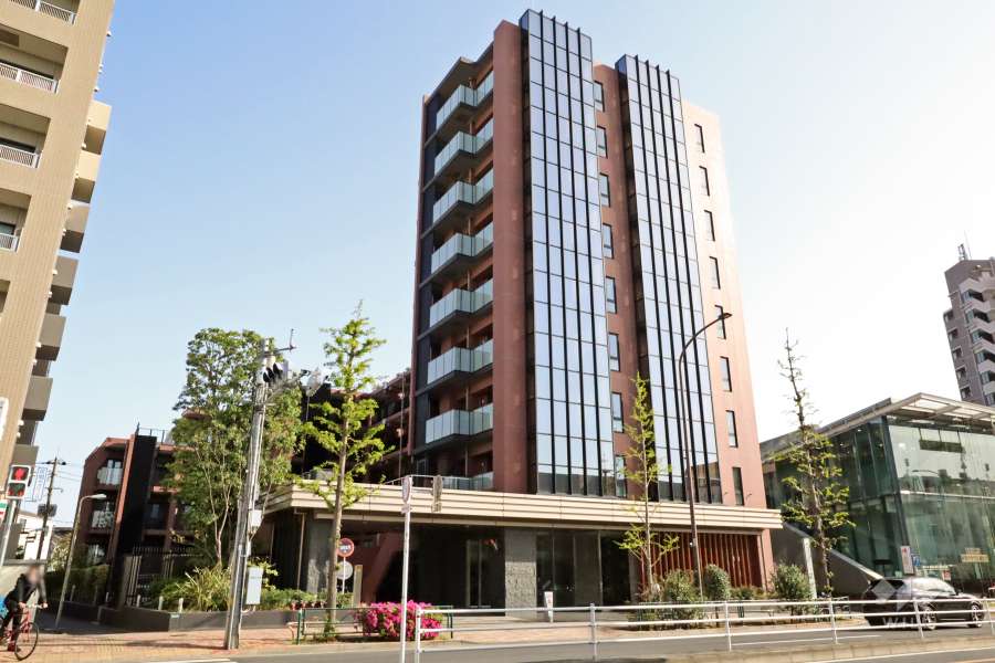 シティハウス目黒学芸大学の外観（北側から）