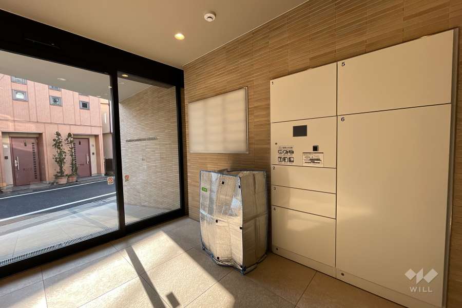 共用ポストと宅配ボックス