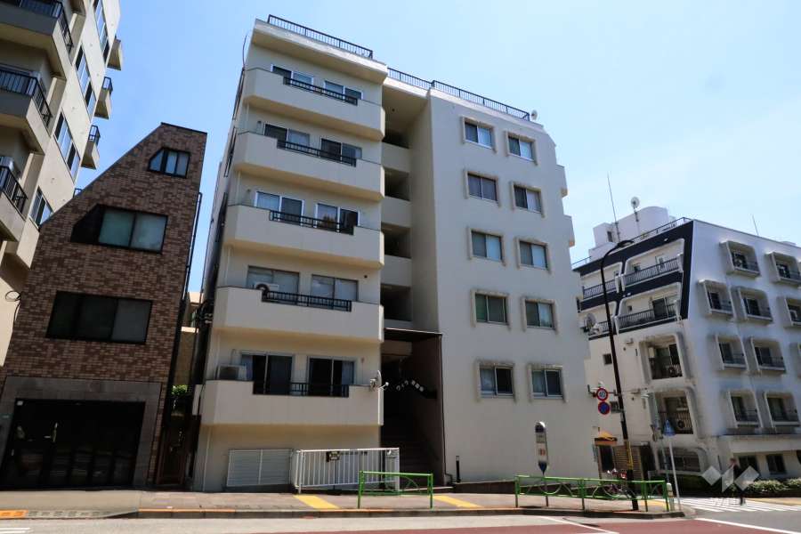 ヴィラ茶屋坂の外観(北西側から)