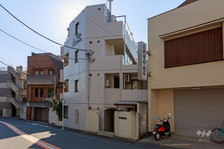 トップ自由が丘第3の外観（北東側から）