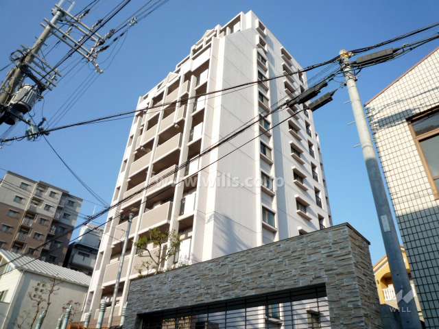 パレステージ伊丹宮ノ前の外観（南西側から）