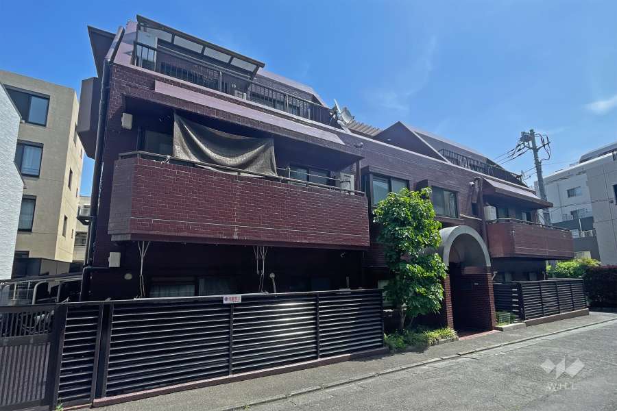 光建ハイムブリリアンス目黒の外観（西側から）