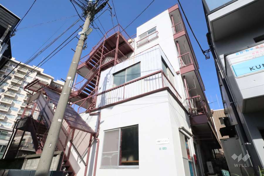 大鳥マンションの外観（南西側から）　