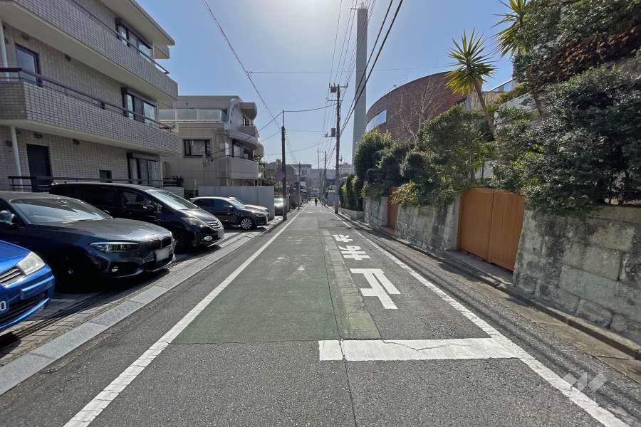 敷地側の前面道路