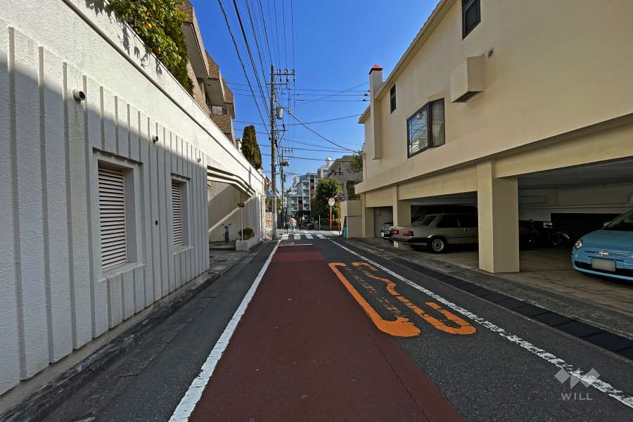 敷地側の前面道路