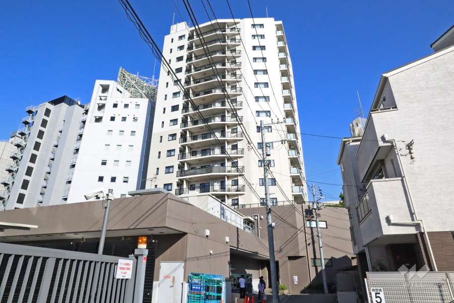 ドレッセ目黒大橋プレヴィの外観(北側から)