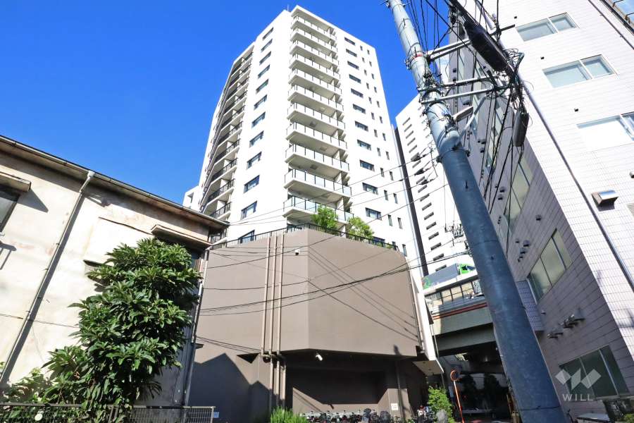 ドレッセ目黒大橋プレヴィの外観(西側から)