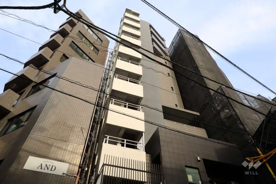 アジールコフレ中目黒の外観(北西側から)