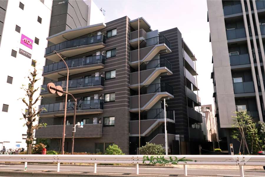 プロスタイル学芸大学の外観(北西側から)