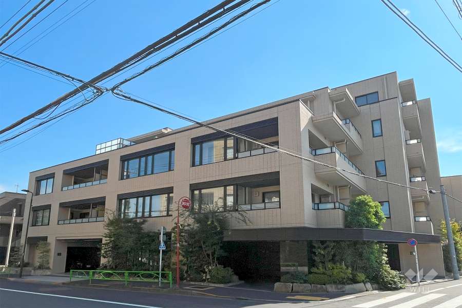 ザパークハウス碑文谷三丁目の外観（北西側から）