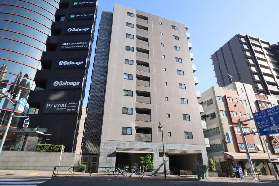 ルジェンテ目黒の外観(北東側から)　