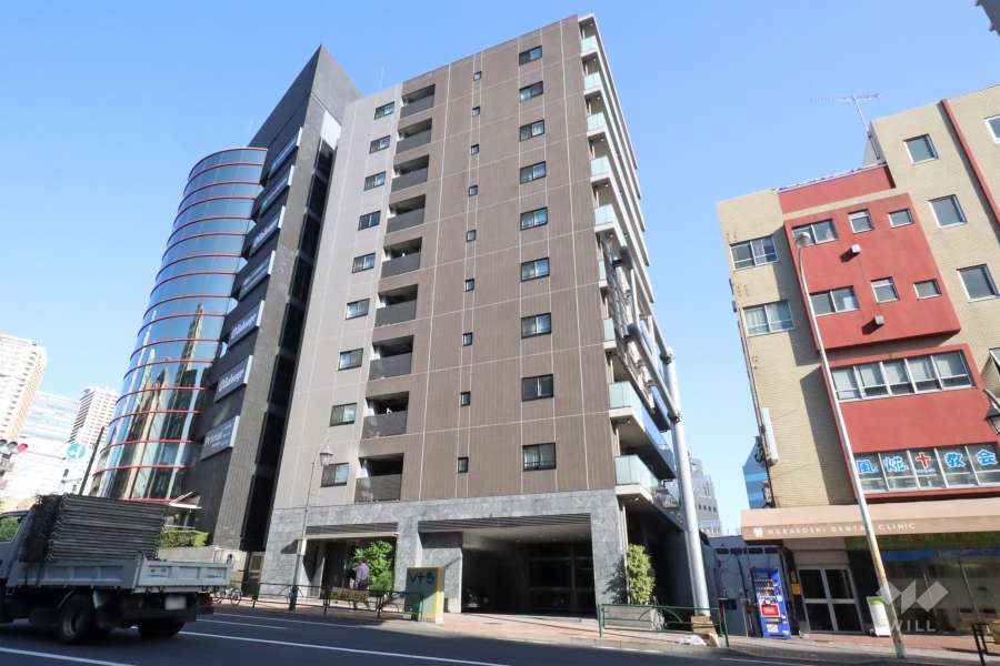 ルジェンテ目黒の外観(西側から)　