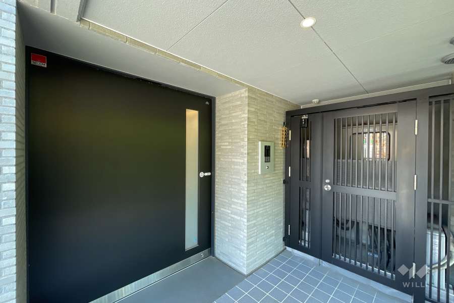 駐輪場の出入り口