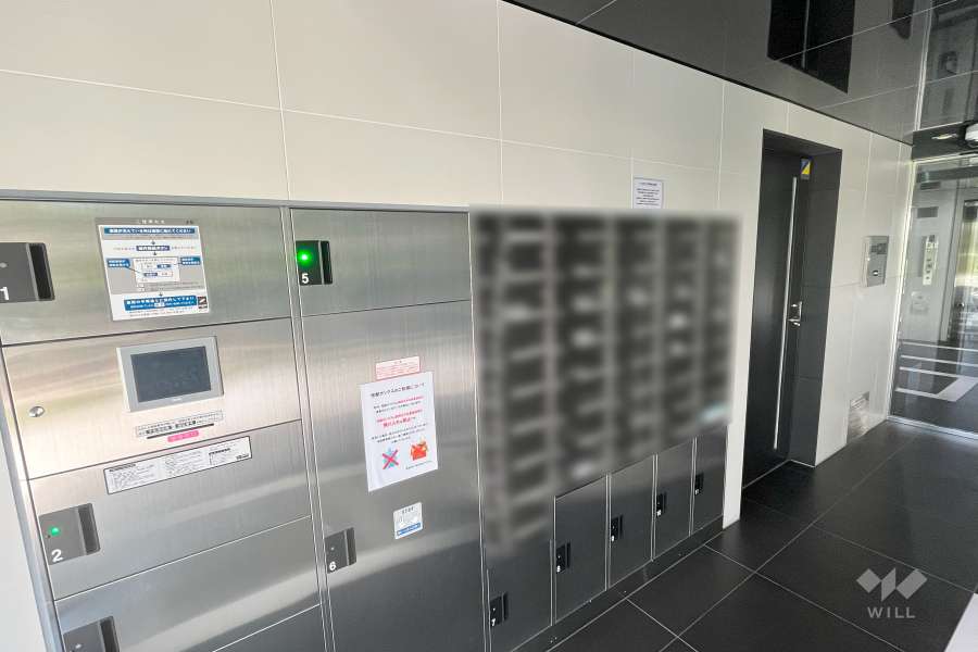 共用ポストと宅配ボックス