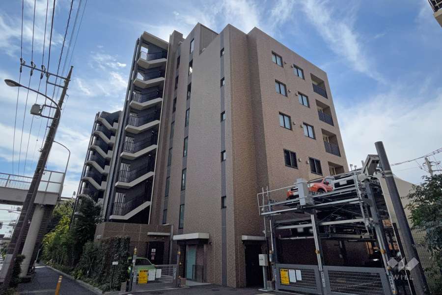 ザパークハウスアーバンス目黒平町の外観（北側から）