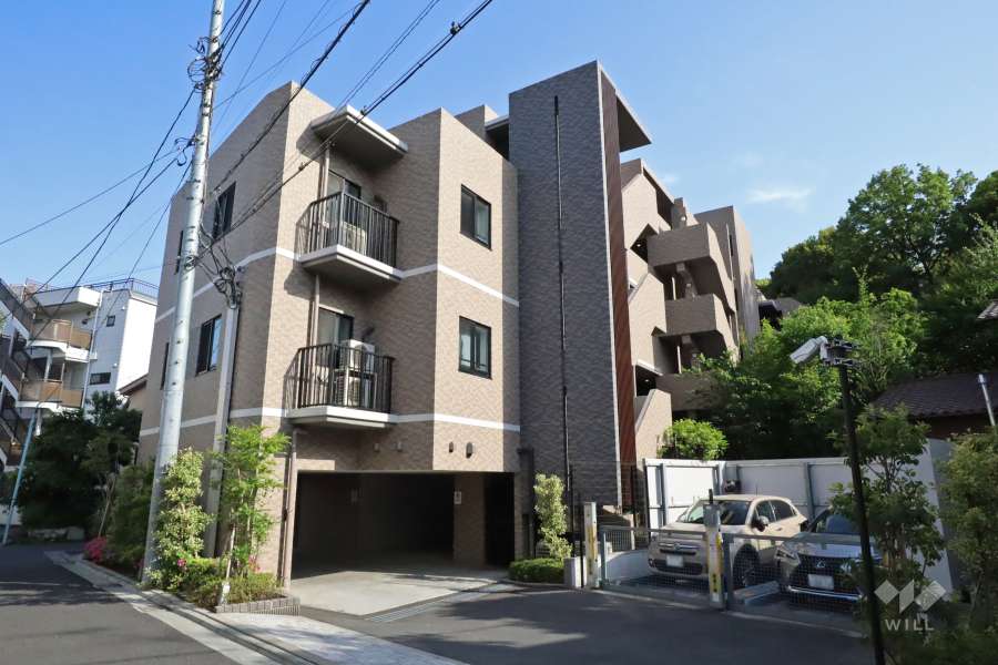 ユニーブル下目黒の外観（北西側から）