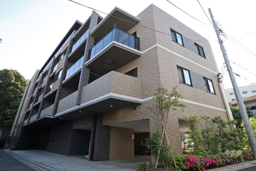 ユニーブル下目黒の外観（北東側から）