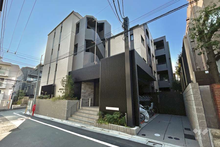 オープンレジデンシア中目黒の外観（北西側から）