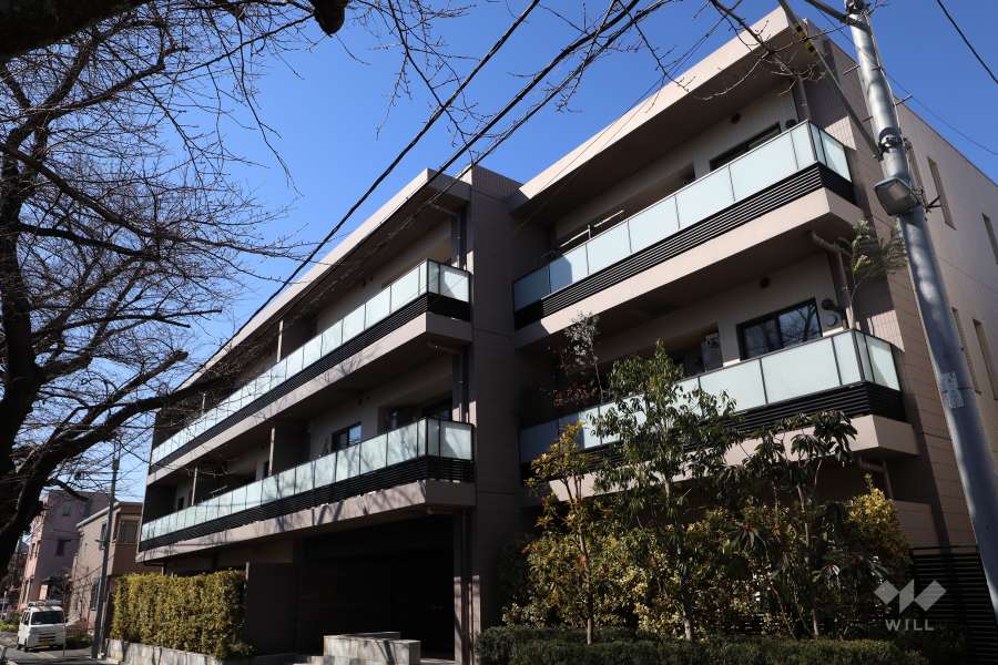 ガーデンパレス自由が丘の外観（南東側から）