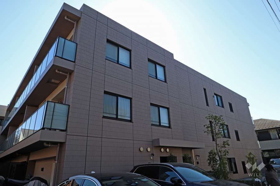 ガーデンパレス自由が丘の外観（北東側から）