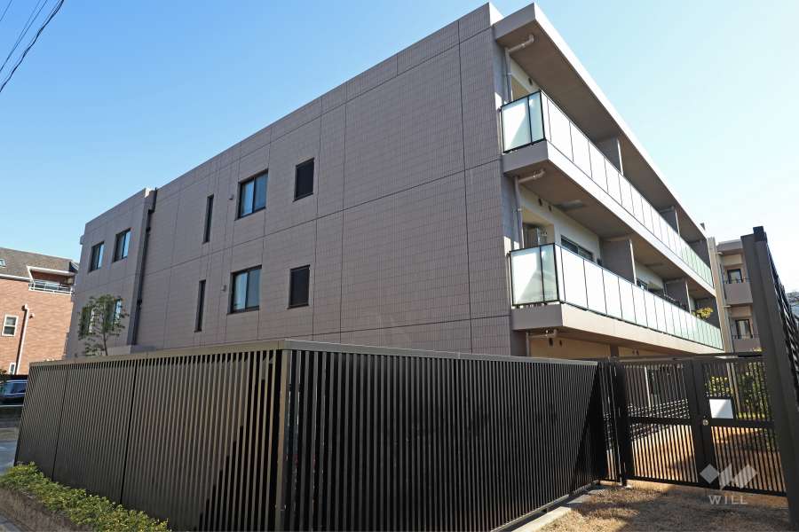 ガーデンパレス自由が丘の外観（北西側から）