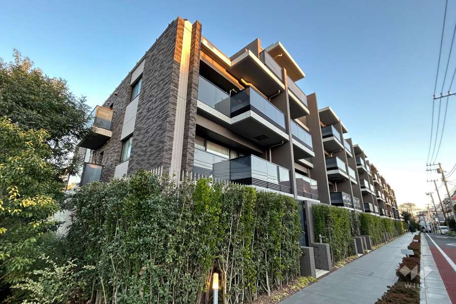 シティハウス下目黒の外観(北西側から)